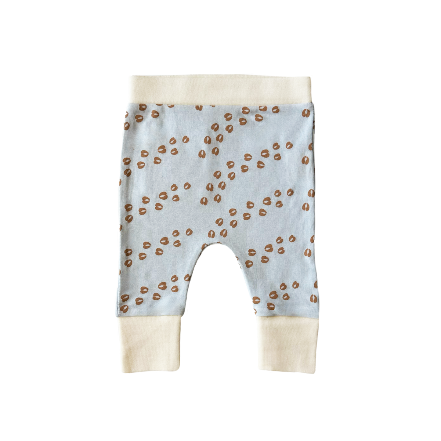 Baby Cow Footprints Organic Cotton Pants