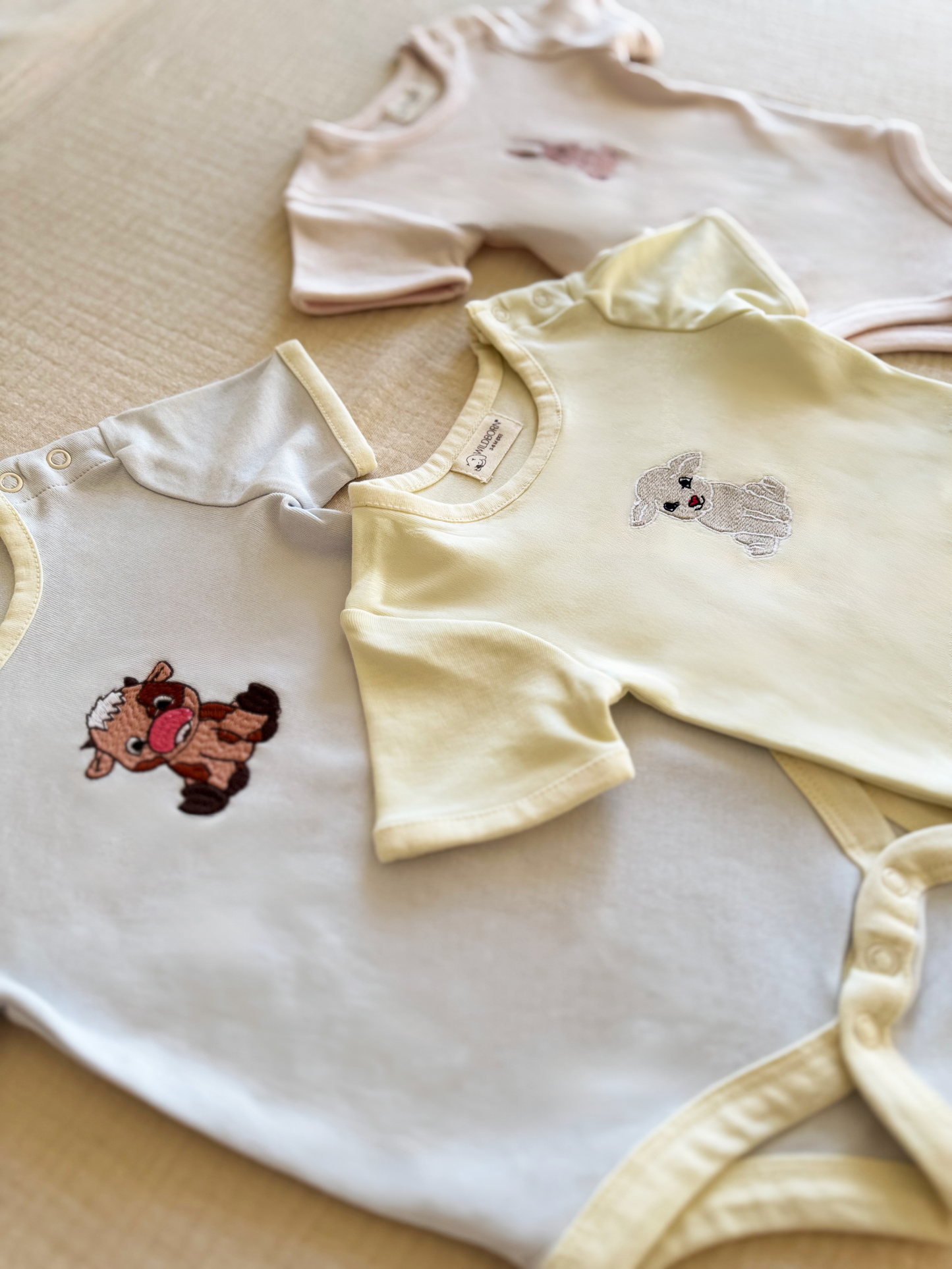 Baby Cow Organic Cotton Short Sleeve Bodysuit
