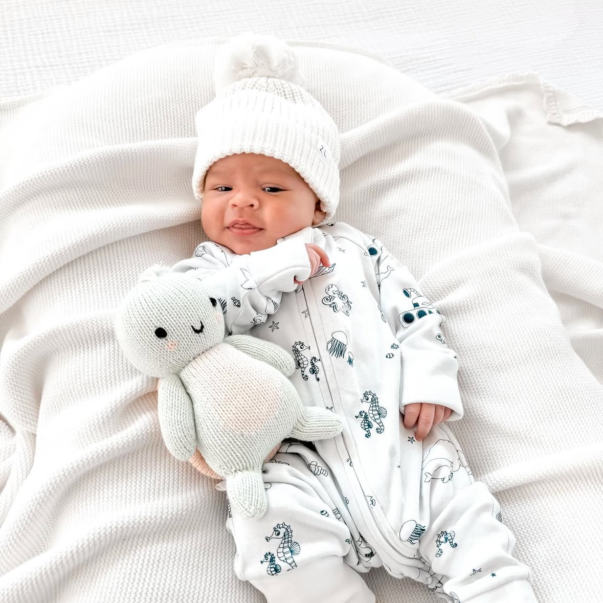 Under the Sea Organic Cotton Growsuit