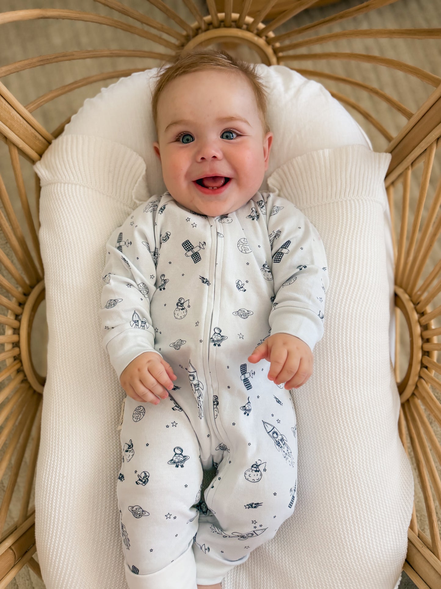 Up in Space Organic Cotton Growsuit