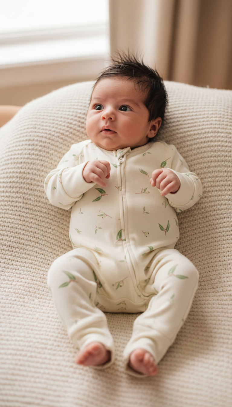Eucalyptus Organic Cotton Growsuit