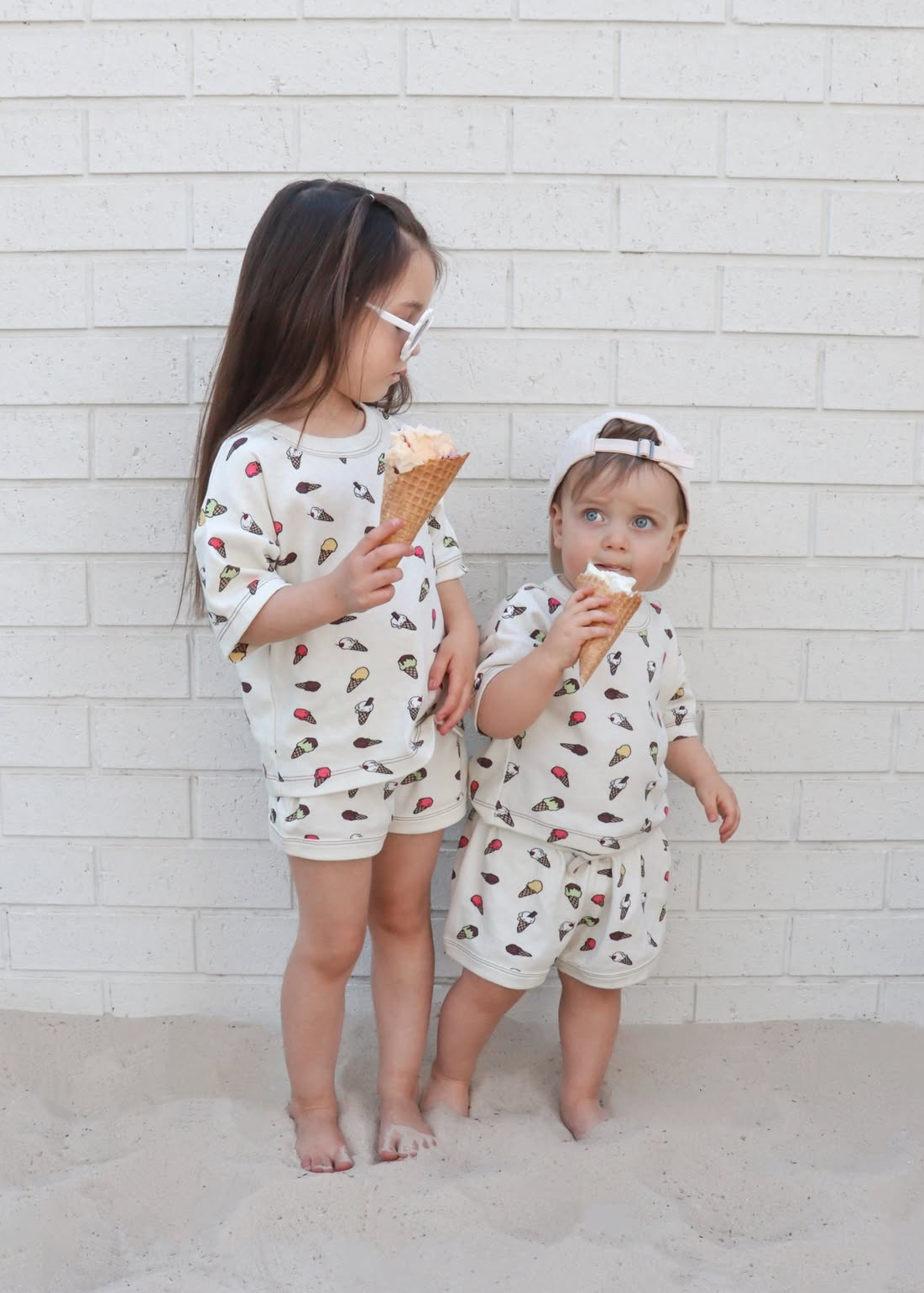 Ice-Cream Organic Cotton Shorts