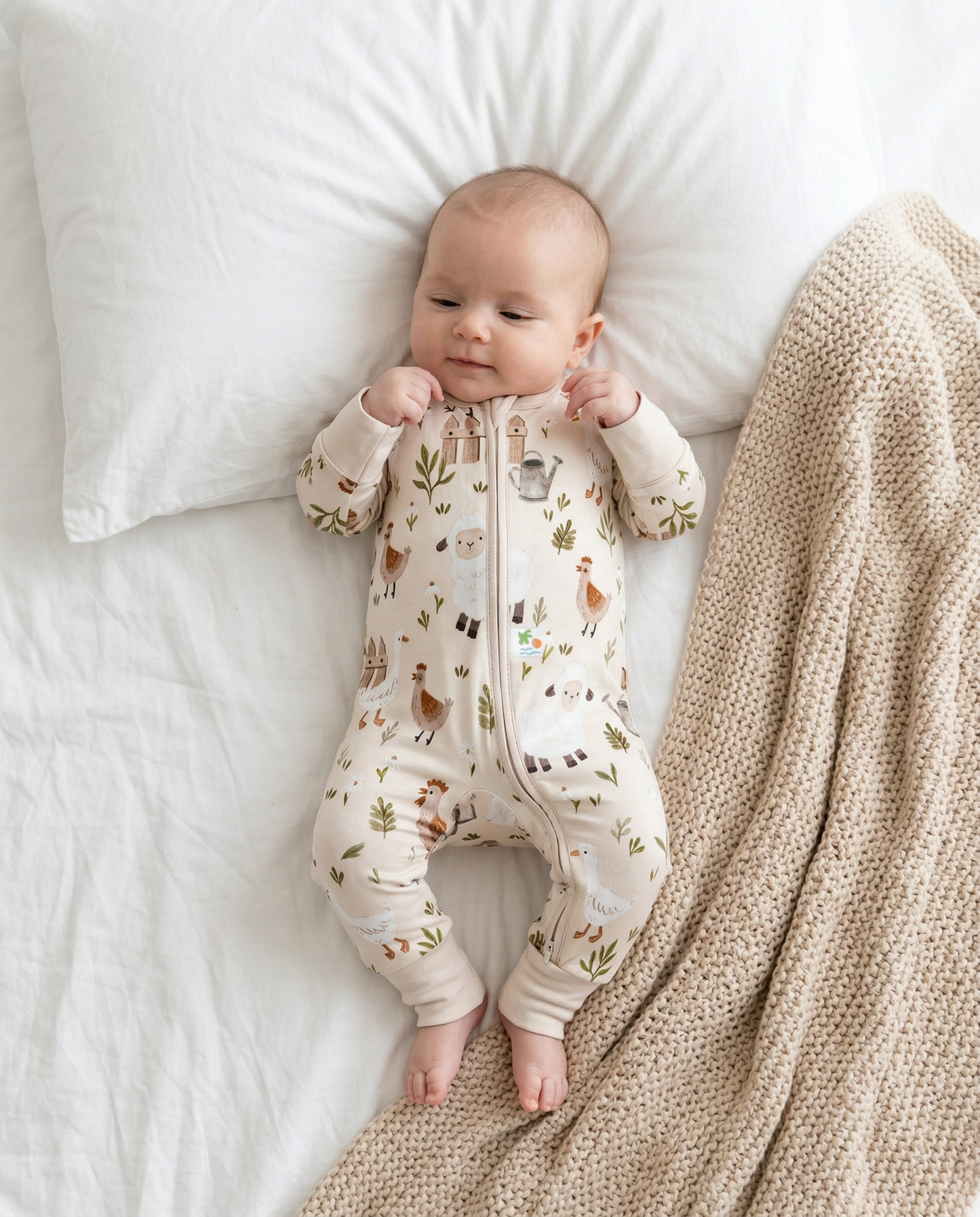 Little Farm Organic Cotton Growsuit