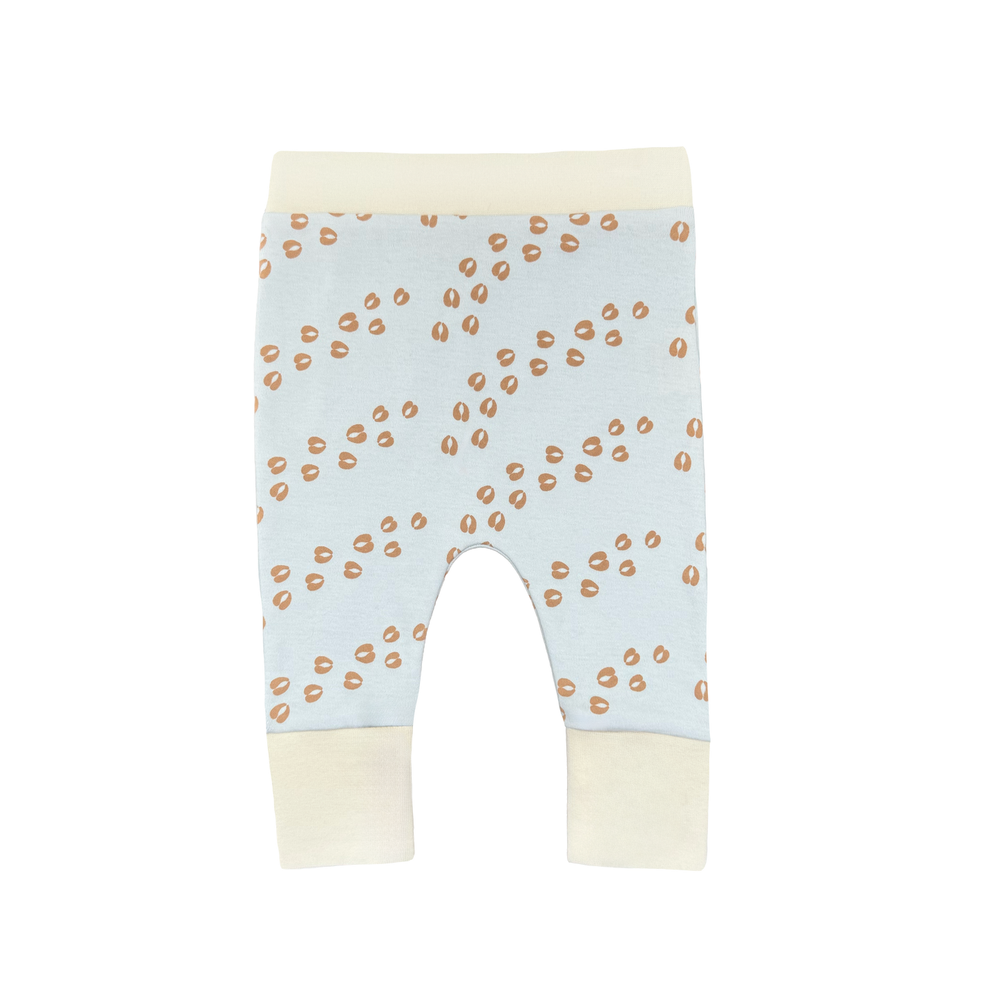 Baby Cow Footprints Organic Cotton Pants