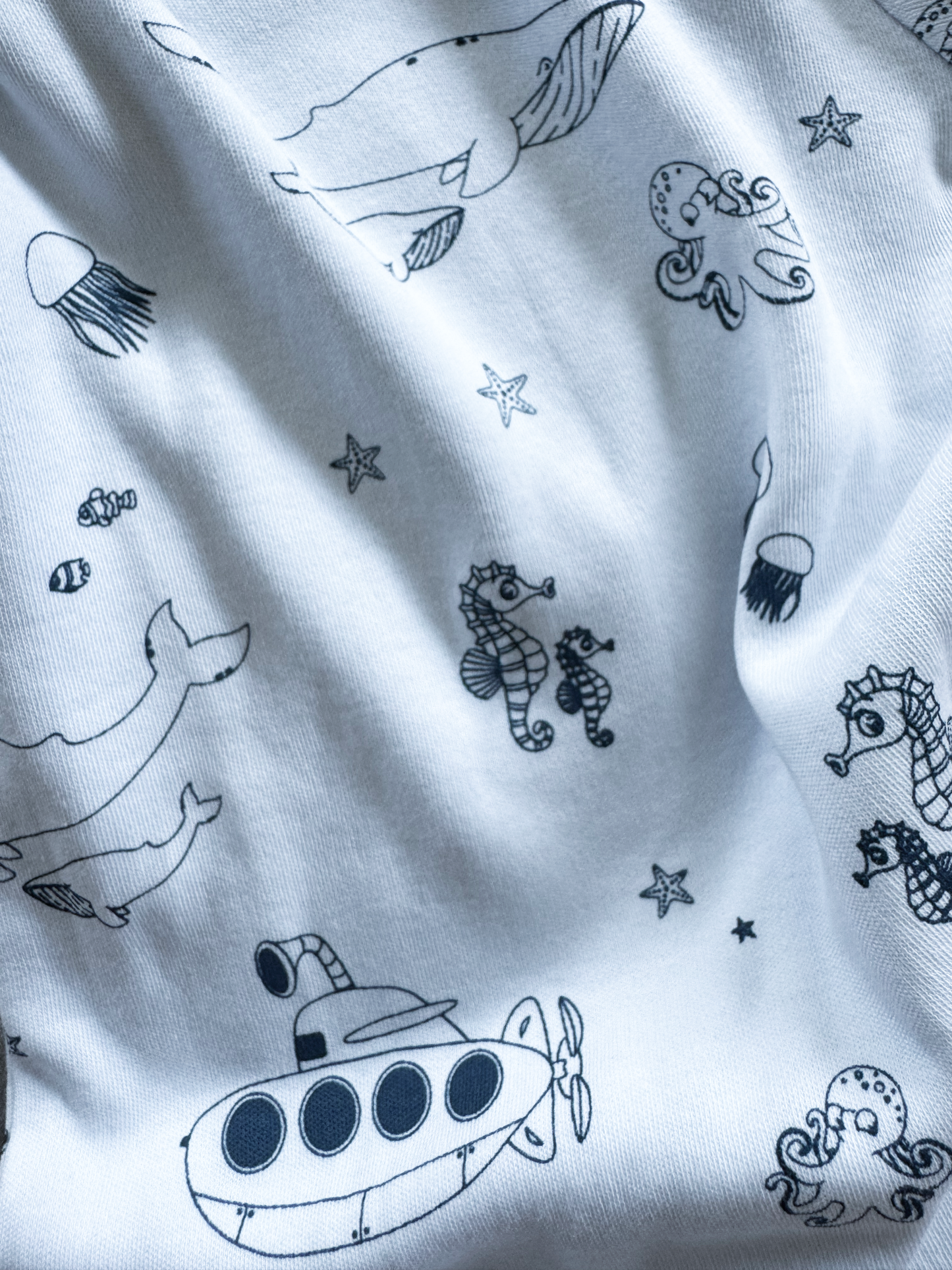 Under the Sea Organic Cotton Short Sleeve Bodysuit