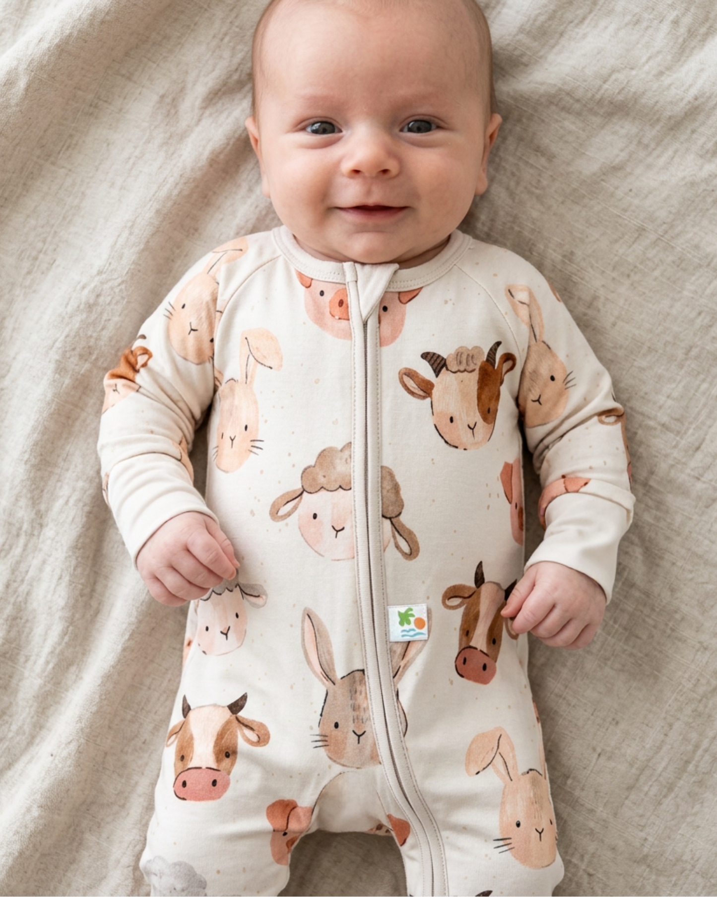 Farm Friends Organic Cotton Growsuit