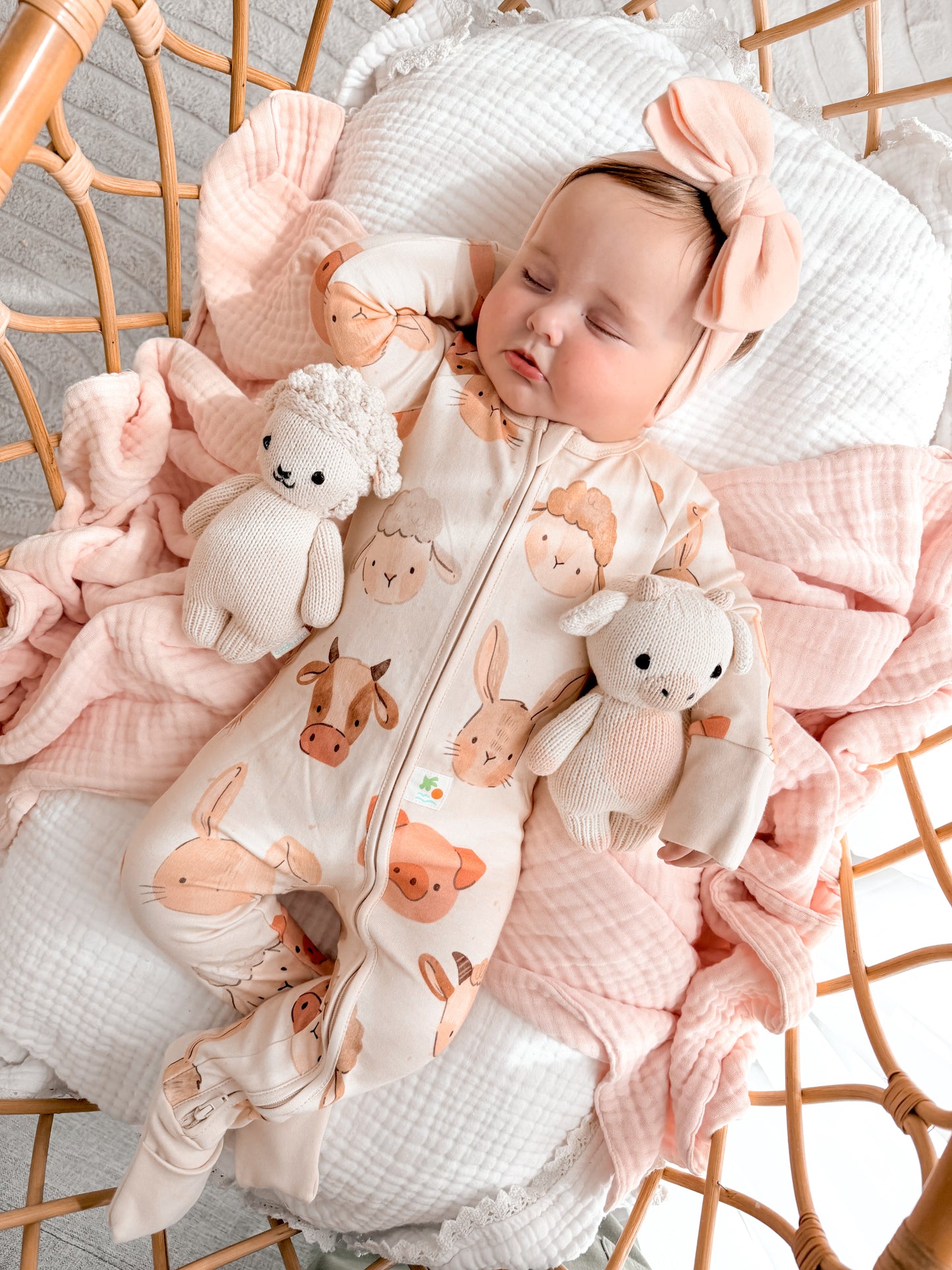 Farm Friends Organic Cotton Growsuit