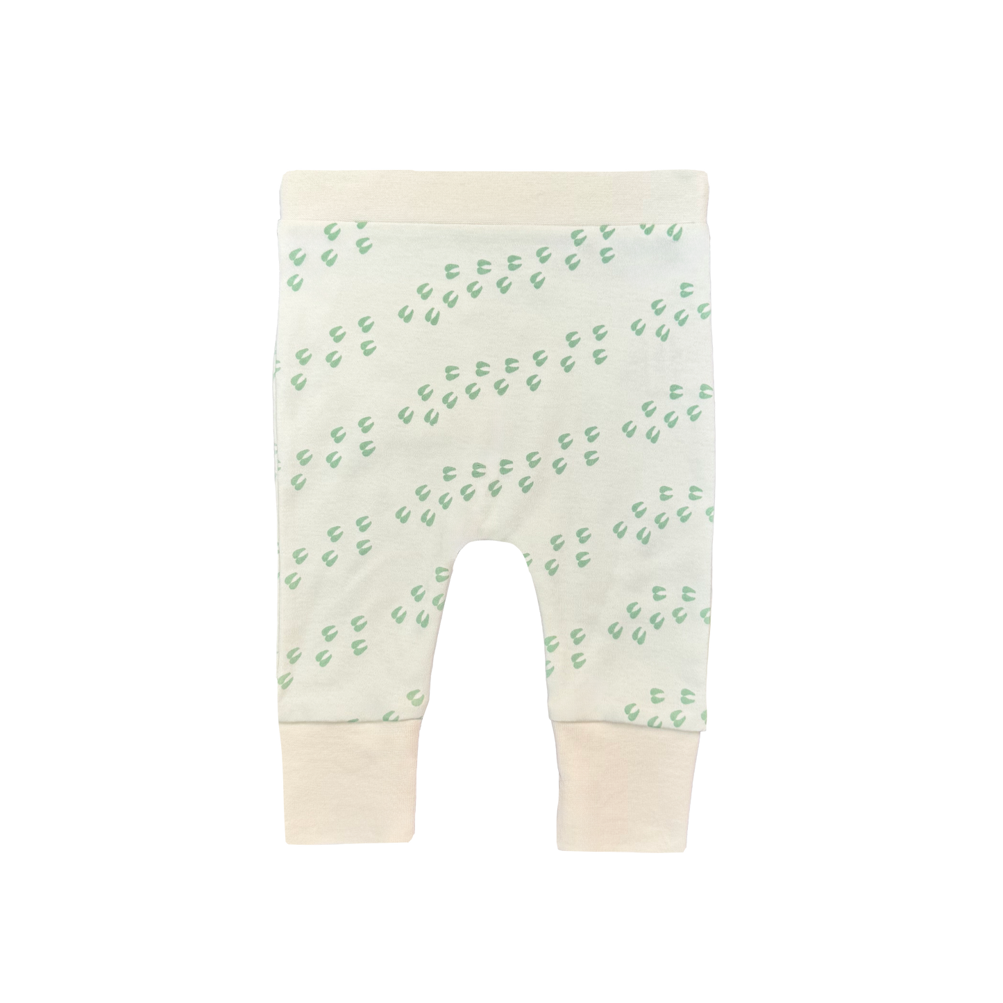 Baby Lamb Footprints Organic Cotton Pants