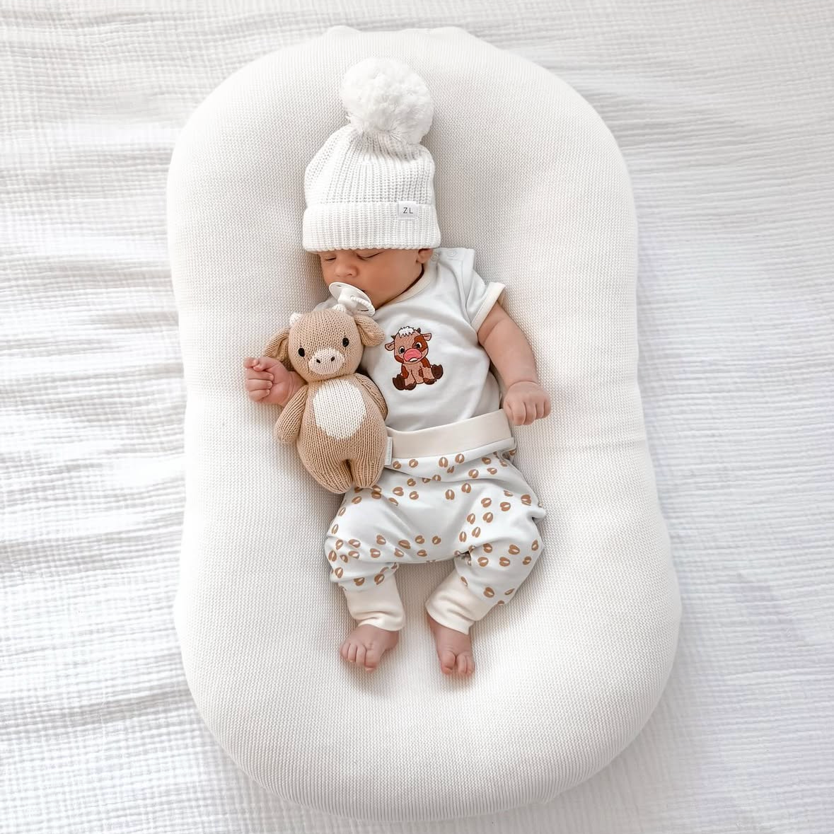 Baby Cow Organic Cotton Short Sleeve Bodysuit