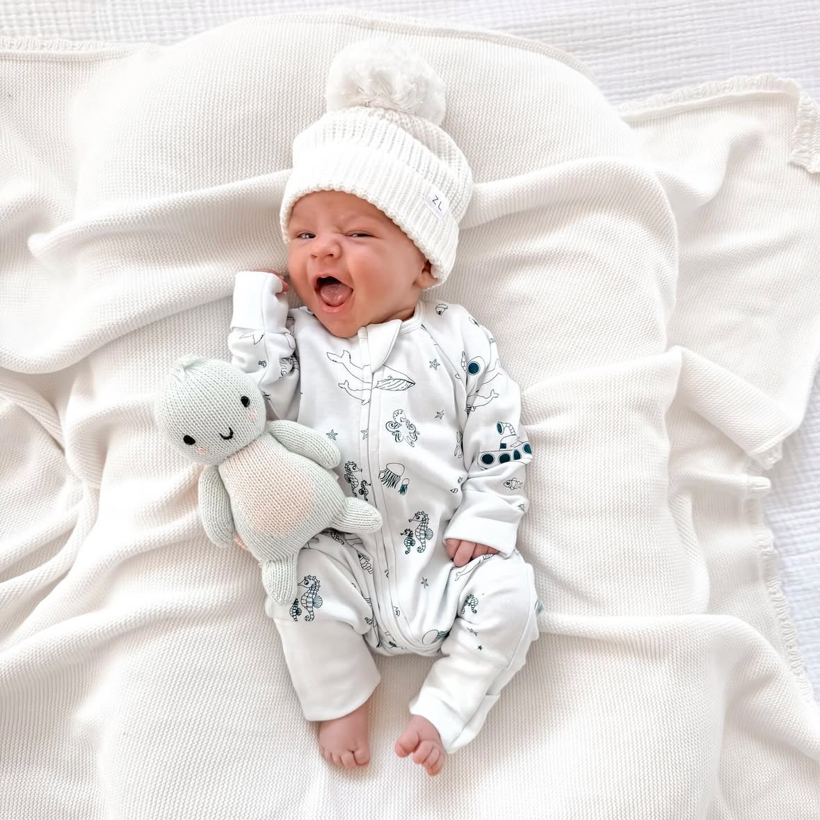 Under the Sea Organic Cotton Growsuit