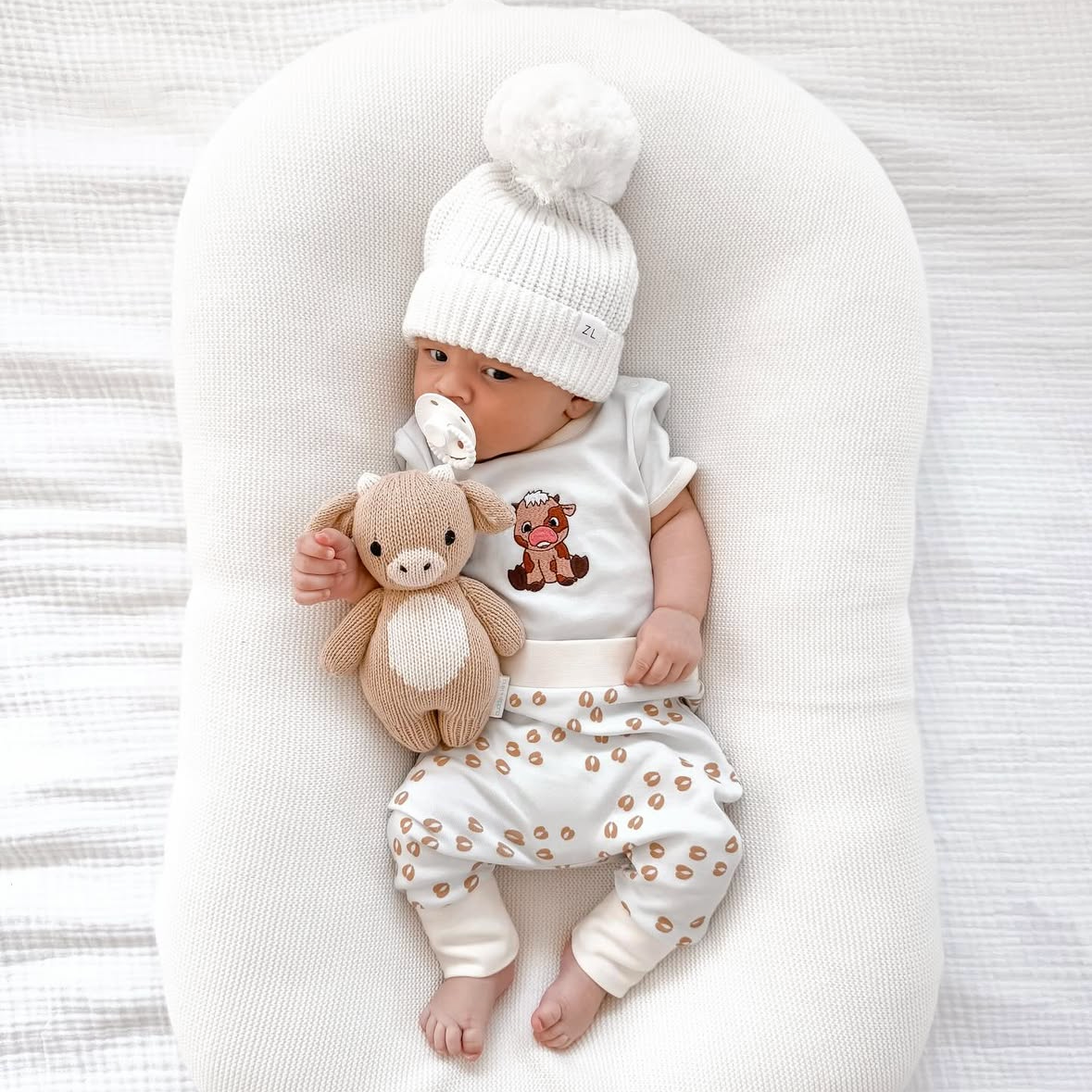 Baby Cow Organic Cotton Short Sleeve Bodysuit