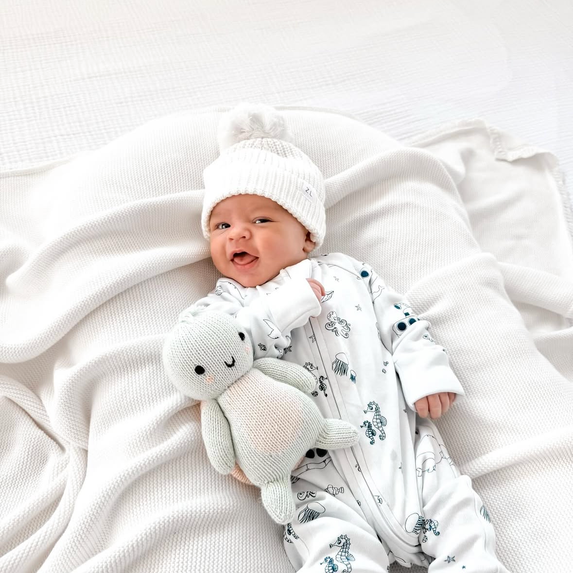 Under the Sea Organic Cotton Growsuit