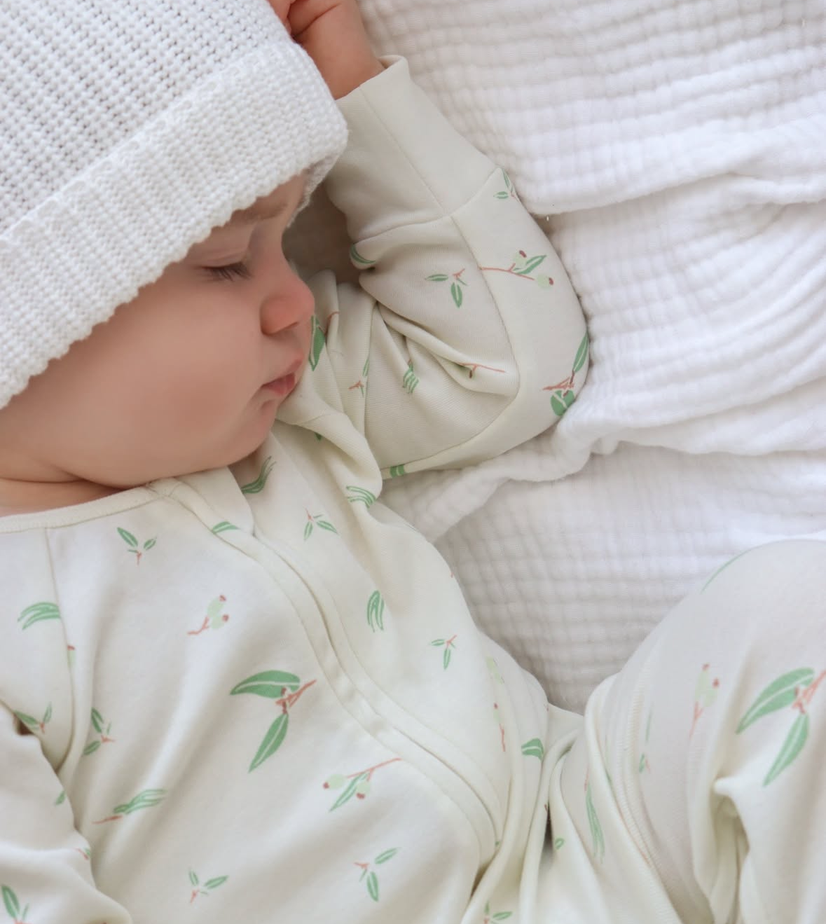 Eucalyptus Organic Cotton Growsuit