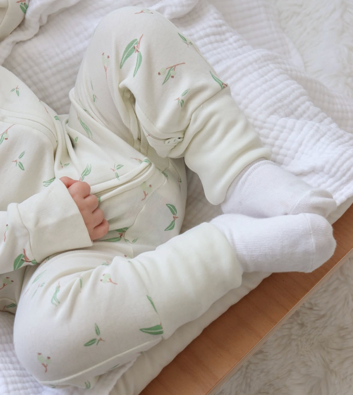 Eucalyptus Organic Cotton Growsuit