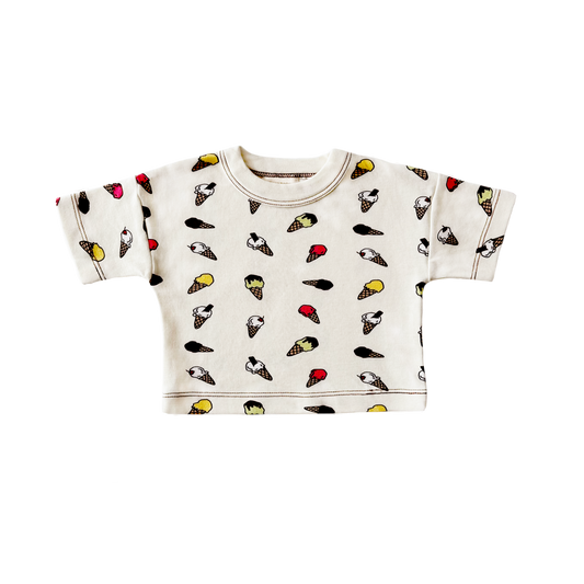 Ice-Cream Organic Cotton T-Shirt