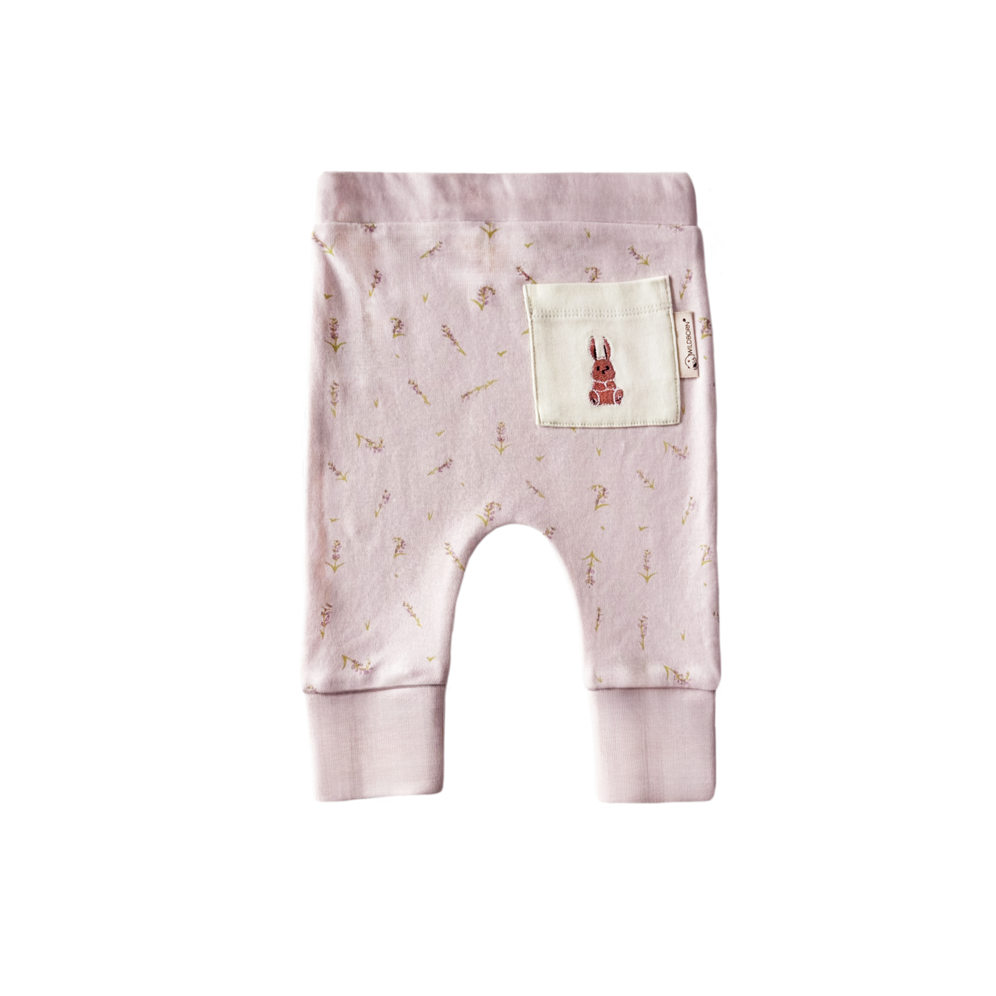Lavender Bunny Organic Cotton Pants