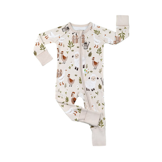Little Farm Organic Cotton Growsuit