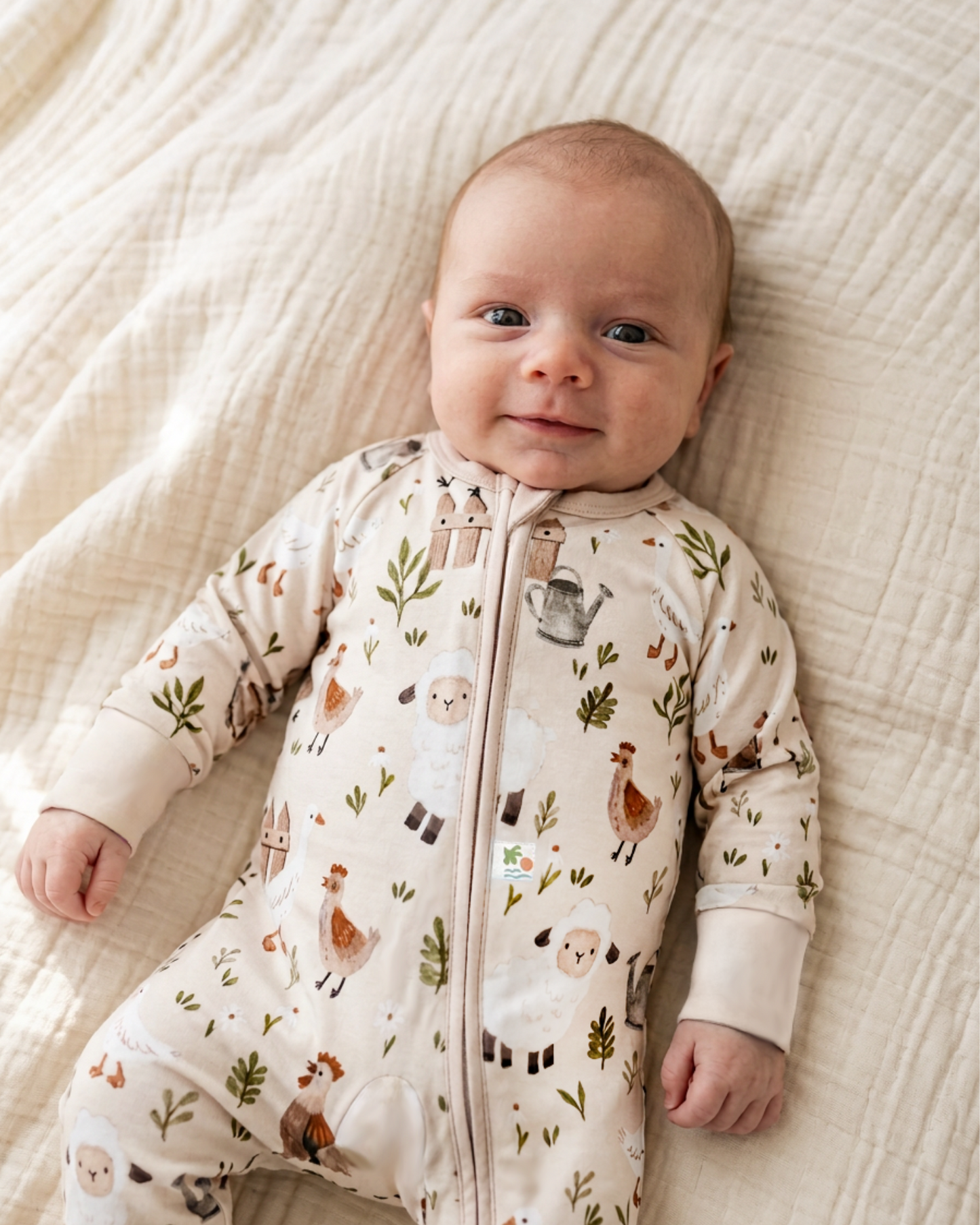 Little Farm Organic Cotton Growsuit