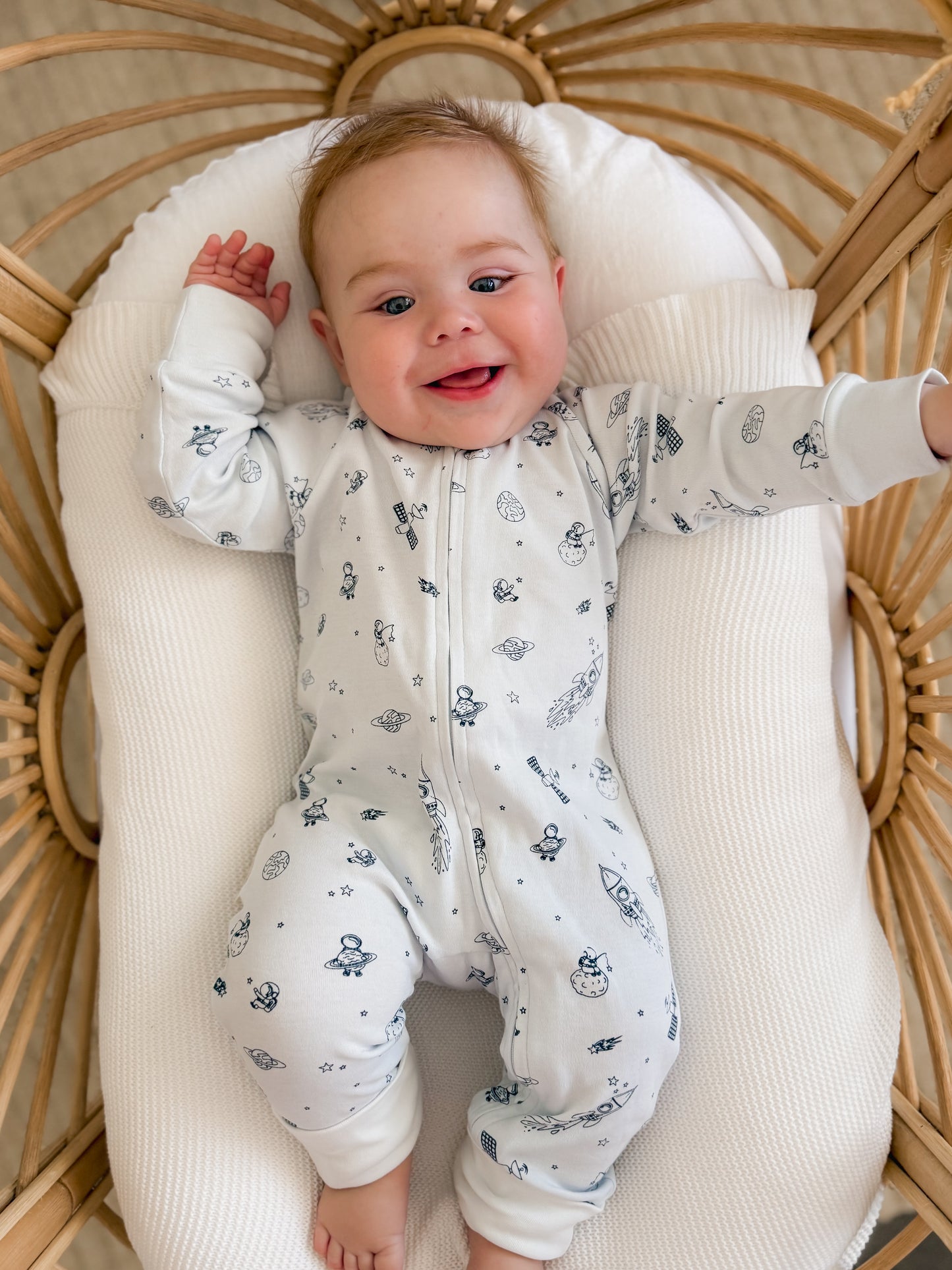 Up in Space Organic Cotton Growsuit