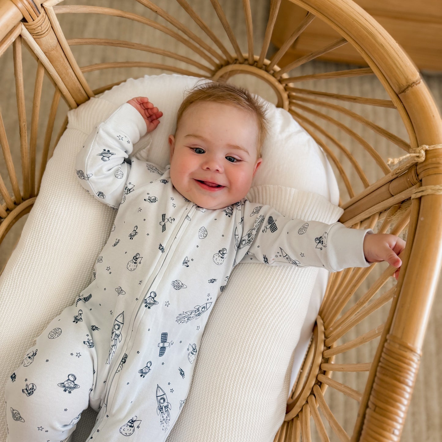 Up in Space Organic Cotton Growsuit