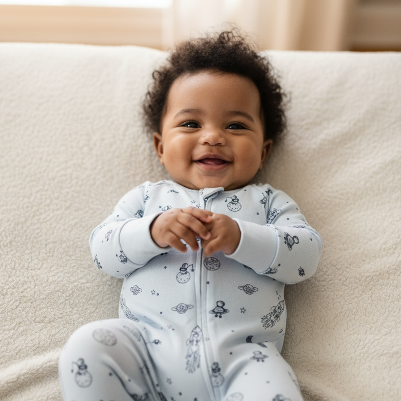 Up in Space Organic Cotton Growsuit