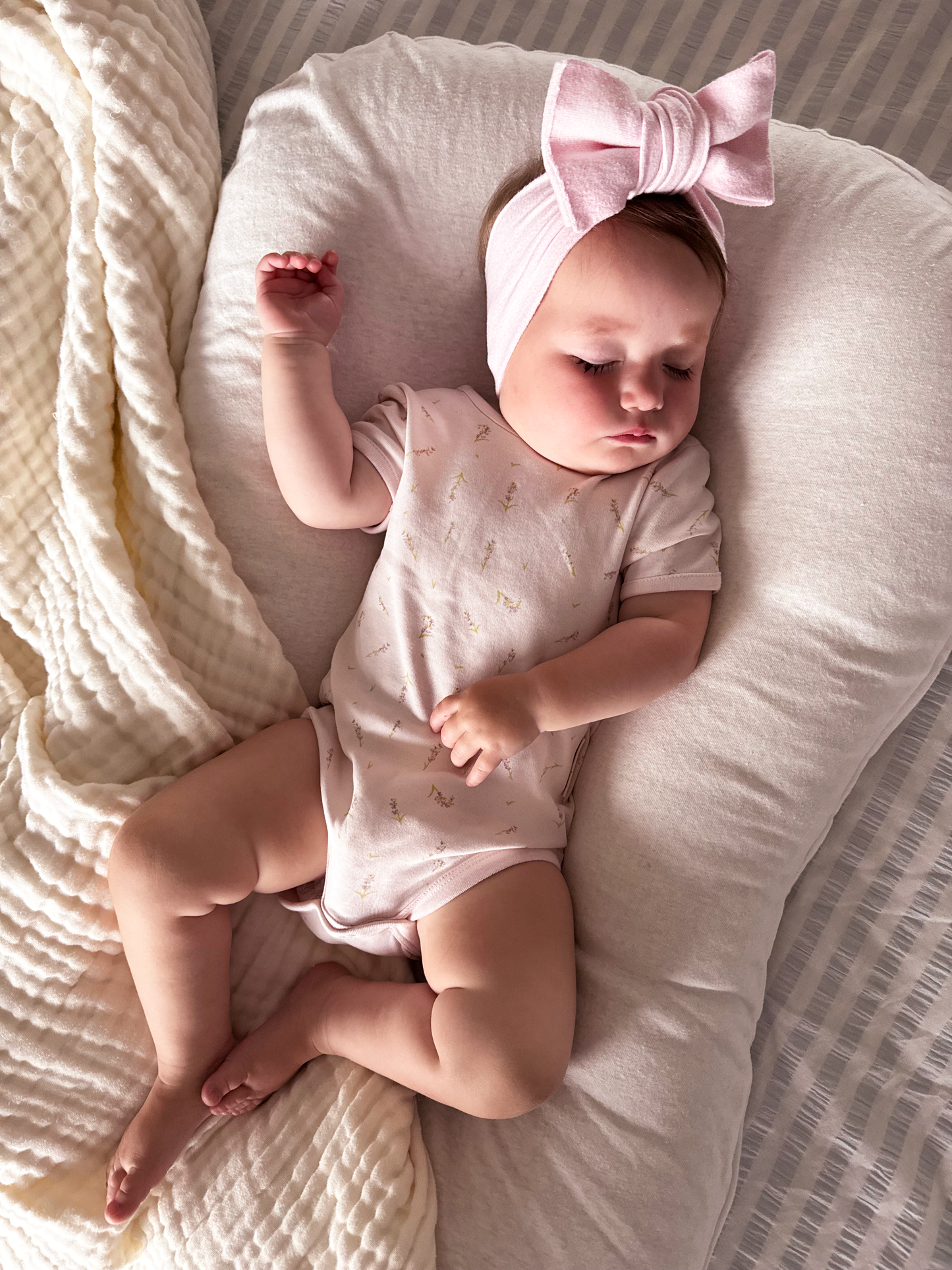 Lavender Organic Cotton Short Sleeve Bodysuit