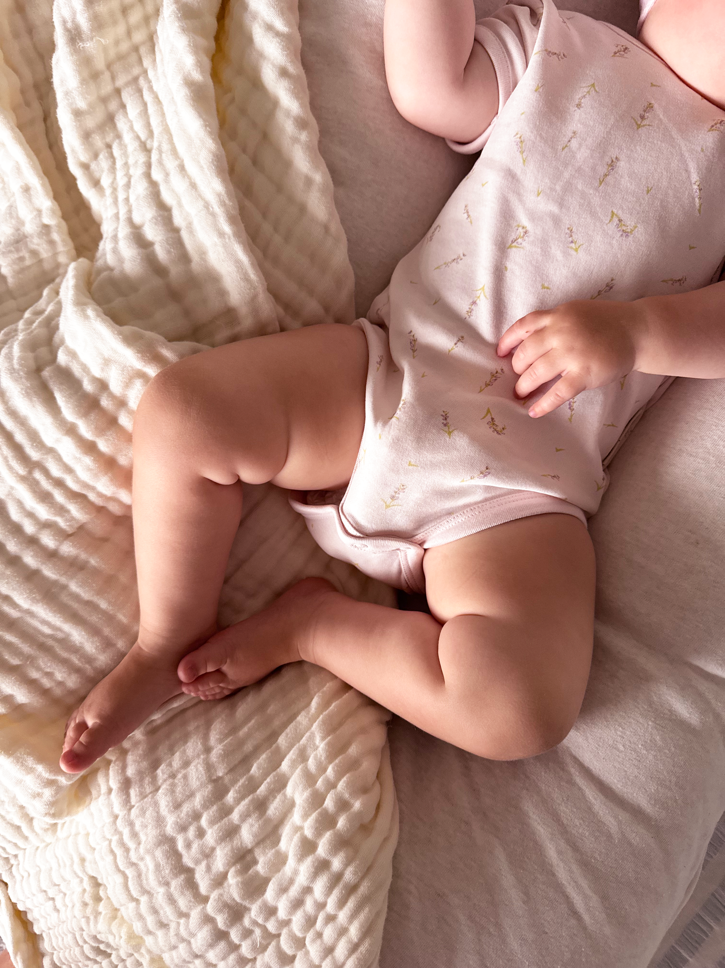 Lavender Organic Cotton Short Sleeve Bodysuit