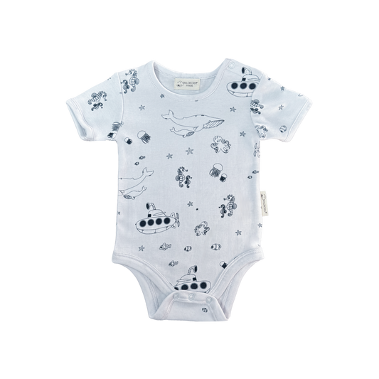 Under the Sea Organic Cotton Short Sleeve Bodysuit