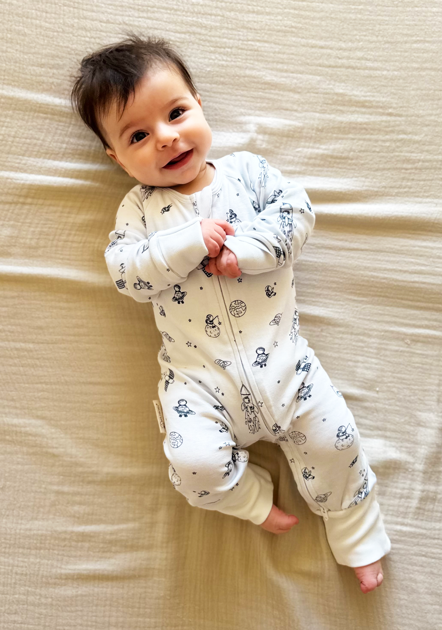 Up in Space Organic Cotton Growsuit